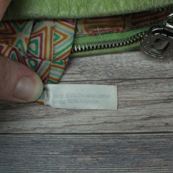 HOBO The Original Women's Avocado Green Leather Shoulder Crossbody Bag - Picture 9 of 11